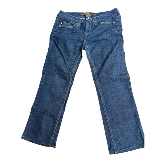 Beyonce House of Dereon Women's Jeans Hip Hop Size 2YK Vintage Grunge embroidere - Picture 4 of 12